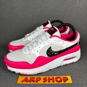 🔴 Nike Air Max SC Women`s Size 8.5 White Pink Running Shoes DM8078-100
